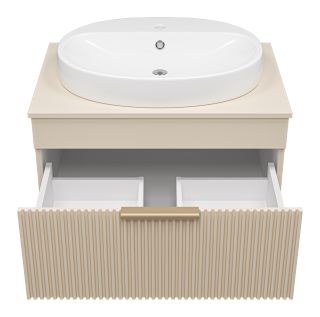 Подвесная тумба под раковину Brevita Enfida ENF-06070-0341Я 70см бежевый