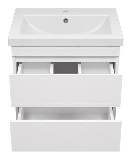 Подвесная тумба под раковину Misty Енисей 60см белый