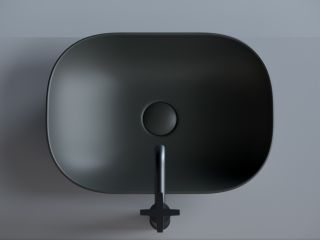 Раковина Ceramica Nova Element CN6009MDH 45см тёмный антрацит матовый