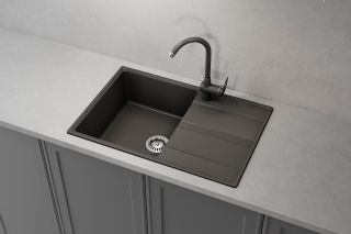 Кухонная мойка Ulgran Quartz Prima 750-10 песок