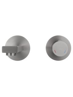 Встраиваемый смеситель для раковины Wonzon & Woghand WW-105-BGG тёмный графит