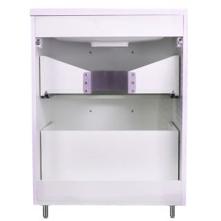 Тумба напольная под раковину Style Line "Каре 70" СС-00002266  (2 ящ.) Люкс белая, PLUS