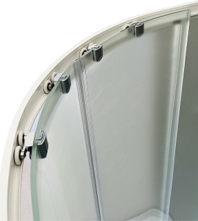 Душевой уголок Royal Bath BK 120x80см левый белый RB8120BK-C-L