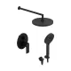 Встраиваемая душевая система Damixa Apollo 947520300 со смесителем черный