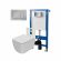 Комплект унитаза с инсталляцией Point Элемент PN48239C с сиденьем Микролифт