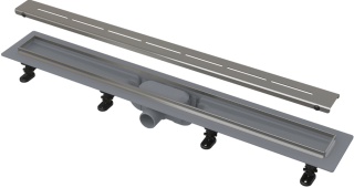 Душевой лоток AlcaPlast с порогами для перфорированной решетки 85см хром APZ18-850M