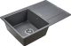 Мойка кухонная Paulmark Flugen PM217850-DG графит