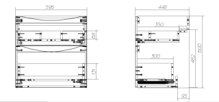Тумба под раковину BelBagno Marino 60см Bianco Lucido MARINO-H60-600-2C-SO-BL-P