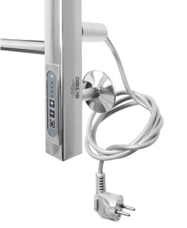 Полотенцесушитель электрический Domoterm Квадро DMT П10 500x1000 EK R хром