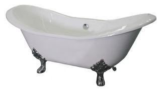 Чугунная ванна Elegansa Taiss Chrome Н0000133 180х80