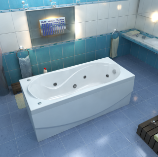 Акриловая ванна Bas Ямайка 180x80 см без гидромассажа