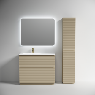 Тумба напольная под раковину Sancos Folk Floor FL100FLCP левая 100 см капучино