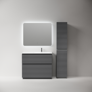 Тумба напольная под раковину Sancos Folk Floor FL100FRGS правая 100 см Grey soft