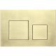Кнопка смыва Veconi FLUSH V4, FLV4-G, 240х162х10, пластик, золото брашинг