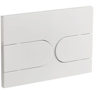 Кнопка смыва Veconi FLUSH V6, FLV6-W, 240х162х10, пластик, белый глянец