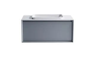 Тумба с раковиной Astra-Form Фрейм 4631177713873 90 см голубой матовый