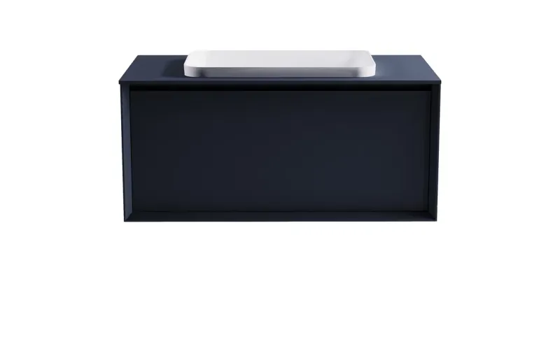 Тумба с раковиной Astra-Form Фрейм 4631177715402 100 см серый матовый