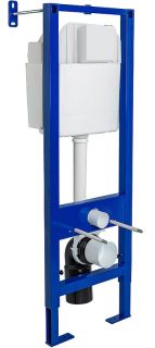 Berges Atom 042435 Комплект унитаза с инсталляцией с сиденьем Микролифт и Белой клавишей смыва