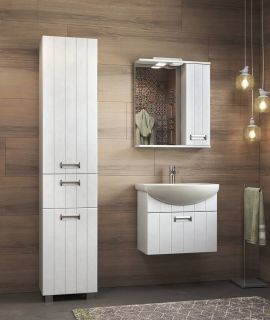 Зеркало-шкаф с подсветкой Vigo Dianaz.DIA.60.R.El 60 см белый