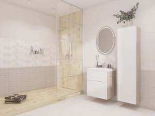 Зеркало Cersanit DESIGN KN-LU-LED040*57-d-Os 57см с антизапотеванием