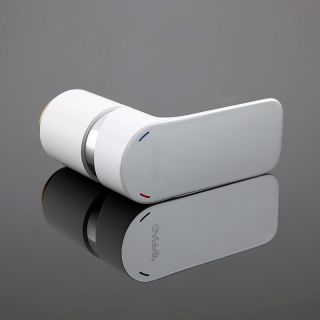 Смеситель на борт ванны Gappo G1148 белый/хром