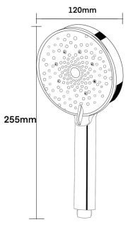 Лейка для душа ESKO VSP13 хром