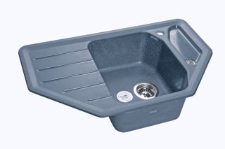 Мойка кухонная GranFest Графит Corner  C-800 E граф