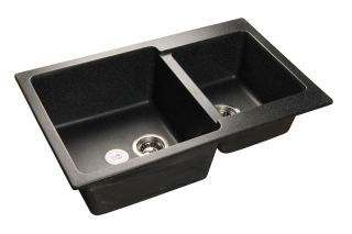 Мойка кухонная GranFest Чёрная Practic P-780 K чер