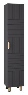 Напольный шкаф - пенал Brevita Gloster GLOS-05035-48-2П правый 35см графит