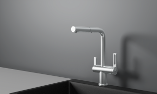 Смеситель для кухни Granula 8170, НЕРЖ Нерж