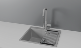 Смеситель для кухни Granula 8171, АЛЮМИНИУМ Алюминиум