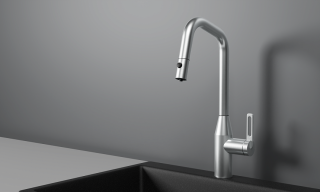 Смеситель для кухни Granula 8171, НЕРЖ Нерж