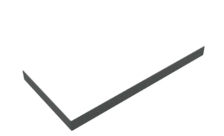 Экран Good Door Stella ГРАФИТ 1400x800