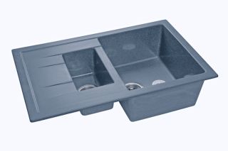 Мойка кухонная GranFest Графит Quadro Q-775 KL граф