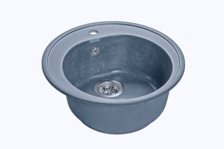 Мойка кухонная GranFest Графит Rondo R-510 граф