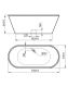 Ванна из искусственного камня Фэма Стиль Грация 176x77 см