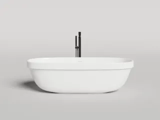 Ванна из искусственного камня Salini Greca In S-Stone 104821M 180x80см белый матовый