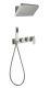 Душевая система скрытого монтажа Grocenberg GB5030NK с Картриджем Kerox (Венгрия) Никель