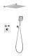 Душевая система скрытого монтажа Grocenberg GB5040CR с Термостатом Vernet (Франция) Хром
