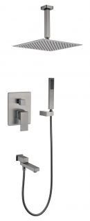 Душевая система скрытого монтажа Grocenberg GB5089BG-2 Графит 