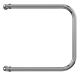 Полотенцесушитель водяной Terminus П-обр AISI 32х2 500х400