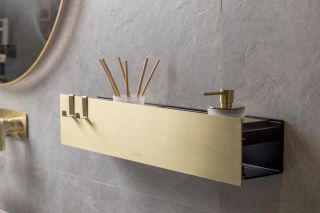 Полка настенная Boheme Space 10966-MG 60 см золото матовое