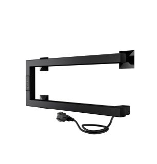 Полотенцесушитель электрический Indigo Nix DGN20-50BRRt 20x50 см чёрный муар