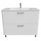Напольная тумба с раковиной IDDIS Brick BRI10WFi95K 100см белый