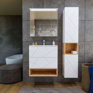 Ниша для тумбы Бриклаер Кристалл 4627125415890 70 см дуб бунратти