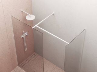 Душевая перегородка Ravak W SET 100 GWD01000E001 профиль белый стекло Transparent