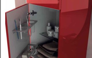 Шкаф-колонна Cezares 45x170 Rosso Moderno 53099