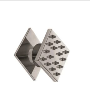 Гидромассажная форсунка квадратная 50x50мм, золото Cezares CZR-Z-FQ-50-03/24