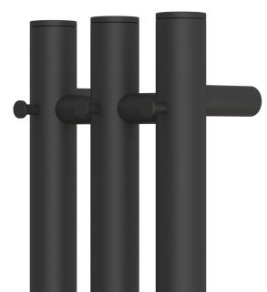 Полотенцесушитель электрический Point Деметра PN12822B П3 12x120см чёрный