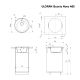 Кухонная мойка Ulgran Quartz Nora 485-08 космос